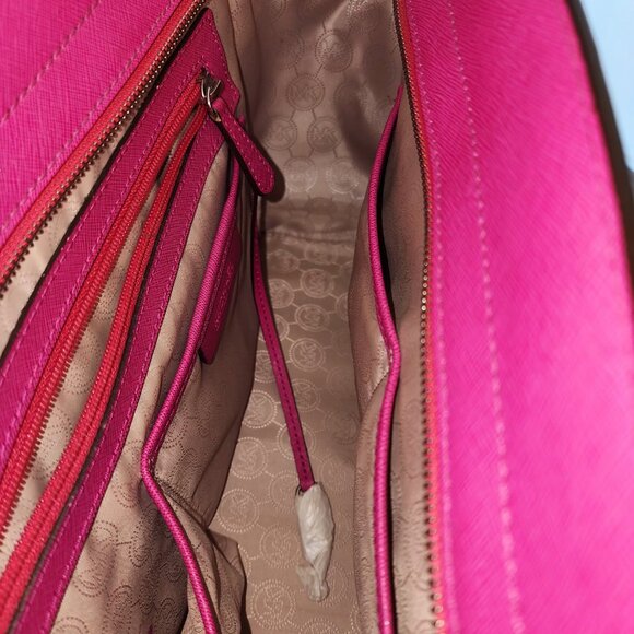 Michael Kors Selma Saffiano Leather Satchel - Picture 3 of 4